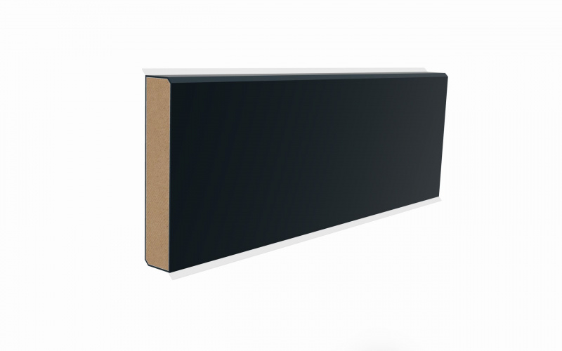 24367 Плинтус CUBU Черный 80 мм от ООО "А Стиль" Новосибирск