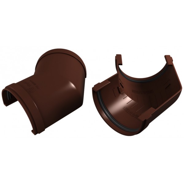 Угол желоба VINILON 135 градусов цвет Кофе (Коричневый) от ООО "А Стиль" Новосибирск