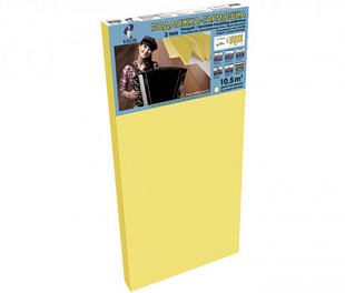 Подложка Гармошка Желтая 2мм Солид