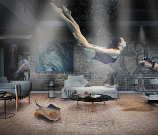 Прогрессив Хаус Замковая плитка ПВХ Art Vinil Tarkett