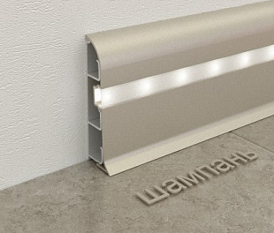 Плинтус с подсветкой Fezard Шампань 82*25*2500 мм