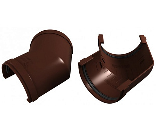 Угол желоба VINILON 135 градусов цвет Кофе (Коричневый)