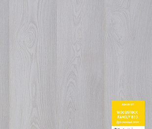 Дуб Снежный Люкс Ламинат Вудсток Премиум Tarkett 33 класс 8 мм
